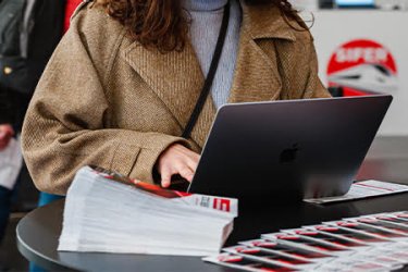 Un membre de l'équipe SIFER sur place